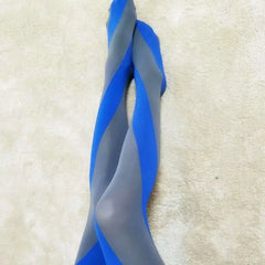 Contrast Color Twist Stockings