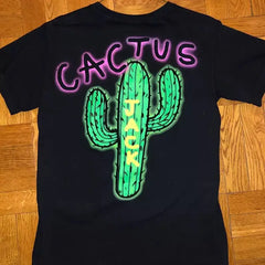 Cool Style Short Sleeve T-Shirt - Black-Cactus / S
