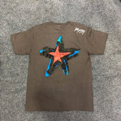 Cool Style Short Sleeve T Shirt for Everyday Wear Gray-Star