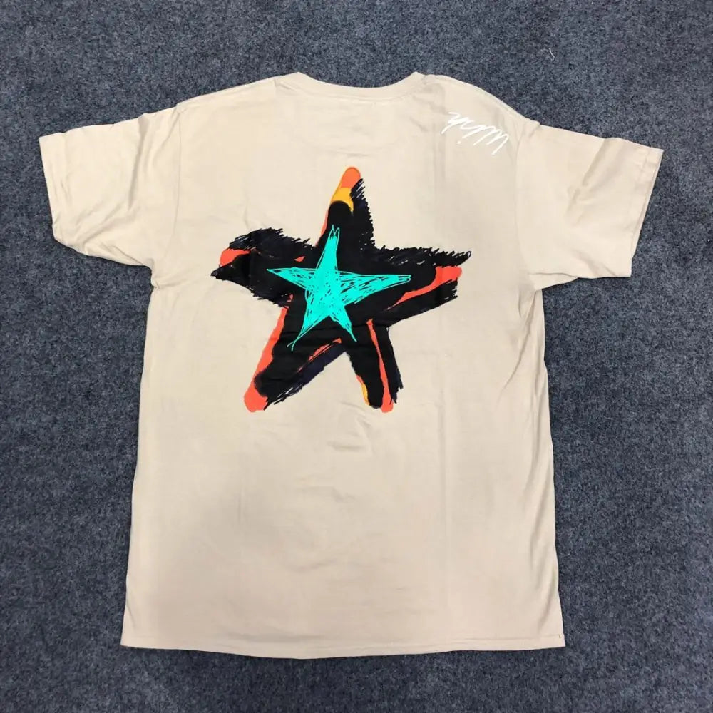 Cool Style Short Sleeve T Shirt for Everyday Wear Pink-Star