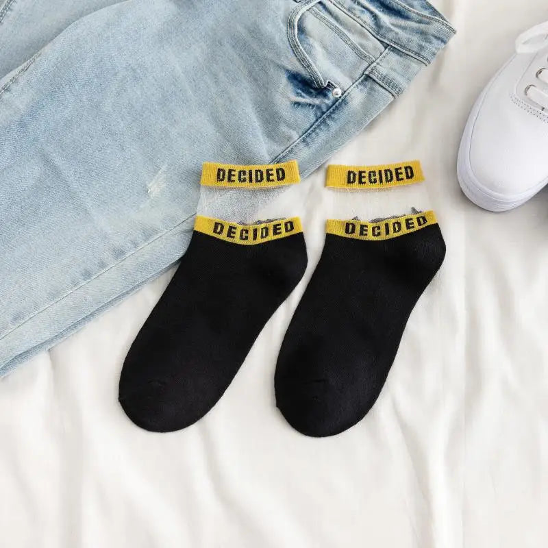 Coolest Cotton Socks - Black-Decide / One Size / Black