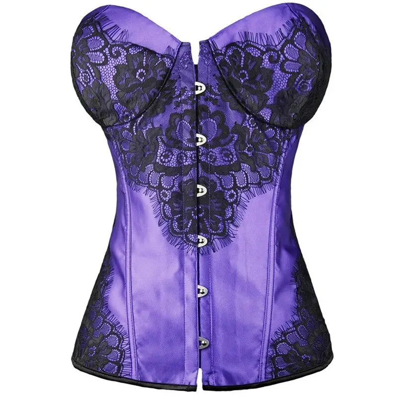 Corset Gothic - Purple / S - Bridgerton