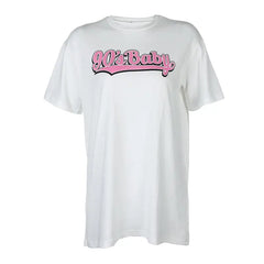 Cotton 90s Baby T-Shirt for Adults White / M