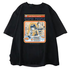 Cotton A Cure For Stupid People T-Shirt