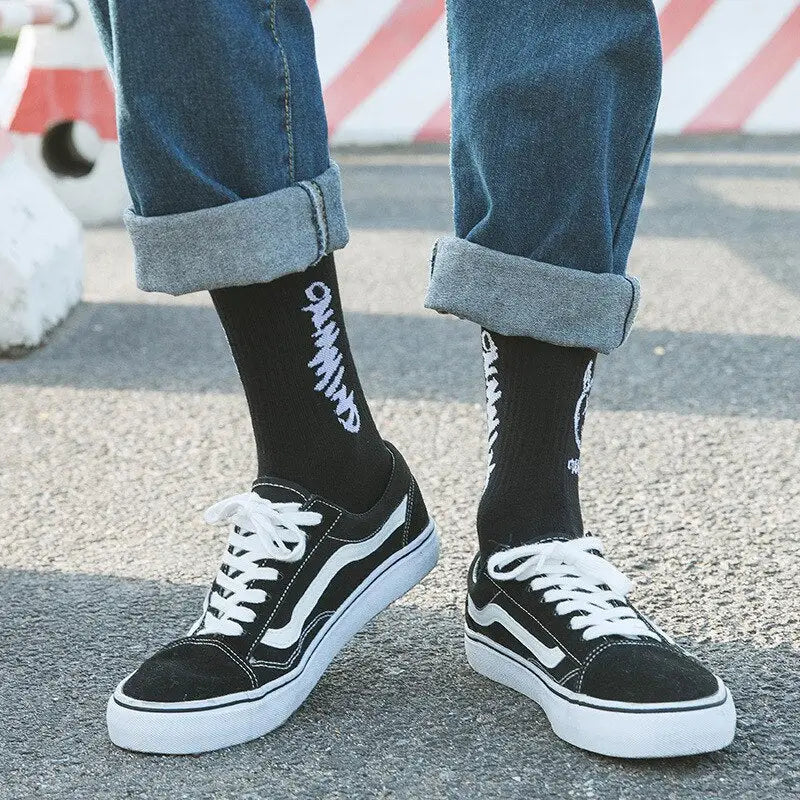 Cotton Bamboo Demon Face Socks