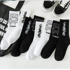 Cotton Bamboo Demon Face Socks