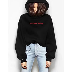 Cotton Boring Hoodie Specifications Hell Was Design