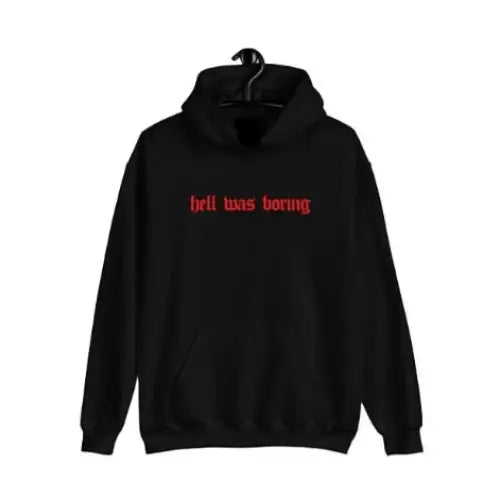 Cotton Boring Hoodie Specifications Hell Was Design