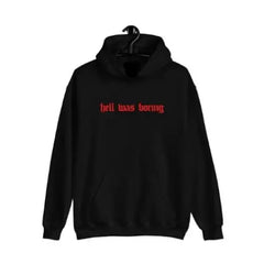Cotton Boring Hoodie Specifications Hell Was Design