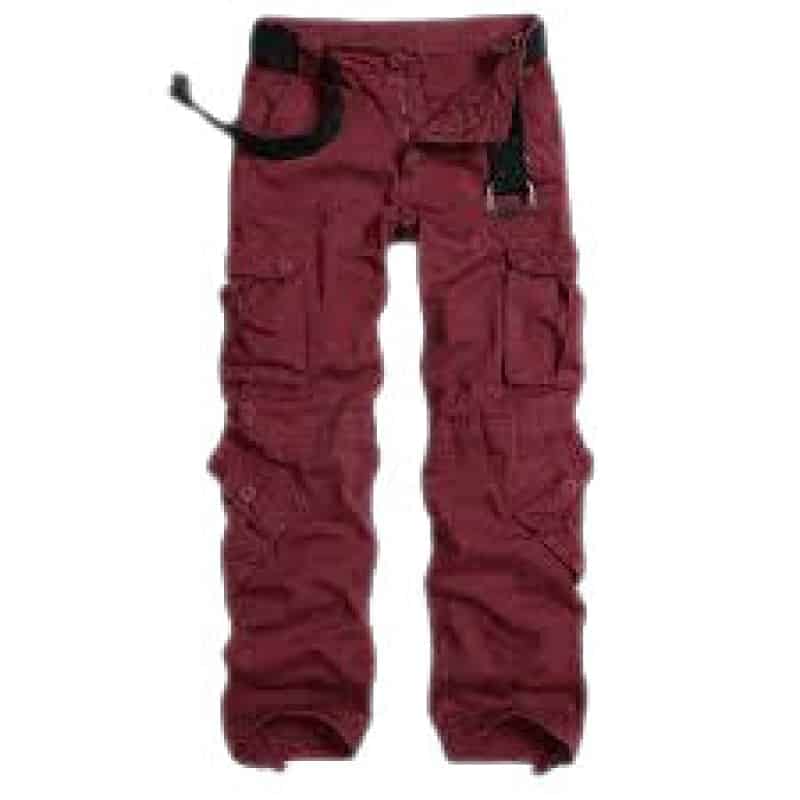 Cotton Cargo Pants Multi Pockets Loose Baggy Hip Style