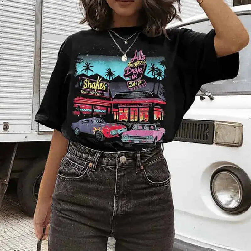 Cotton Casual Graphic T-Shirt for Everyday Wear