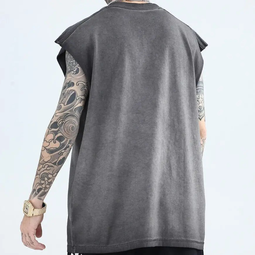Cotton Demon Hands Sleeveless Urban Shirt