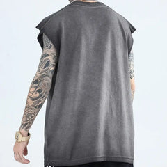 Cotton Demon Hands Sleeveless Urban Shirt