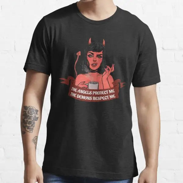 Cotton Devil Girl Angel T Shirt