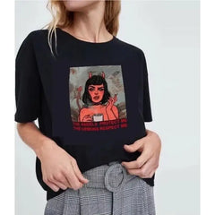 Cotton Devil Girl Angel T Shirt