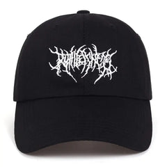 Cotton Embroidered High-Quality Cap Adjustable Unisex Black