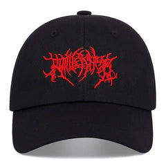 Cotton Embroidered High-Quality Cap Adjustable Unisex Black