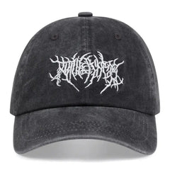 Cotton Embroidered High-Quality Cap Adjustable Unisex Dark