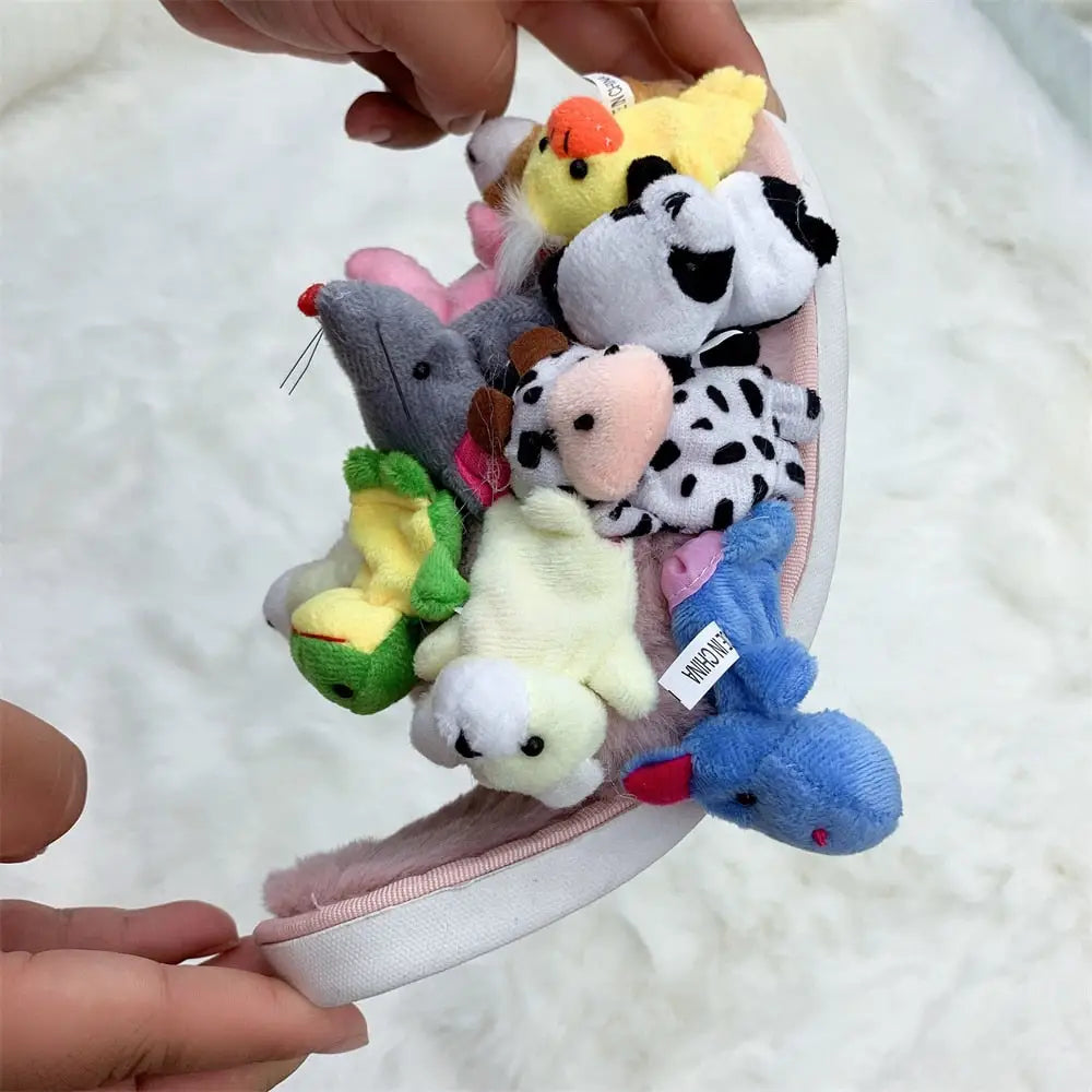 Cotton Furry Flip Flops Teddy Bear Slippers