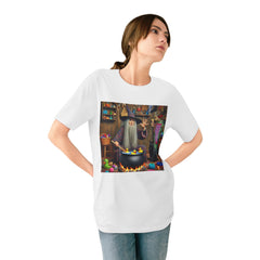 Cotton Halloween T-Shirt Witchs Brew Enchanting Shadows