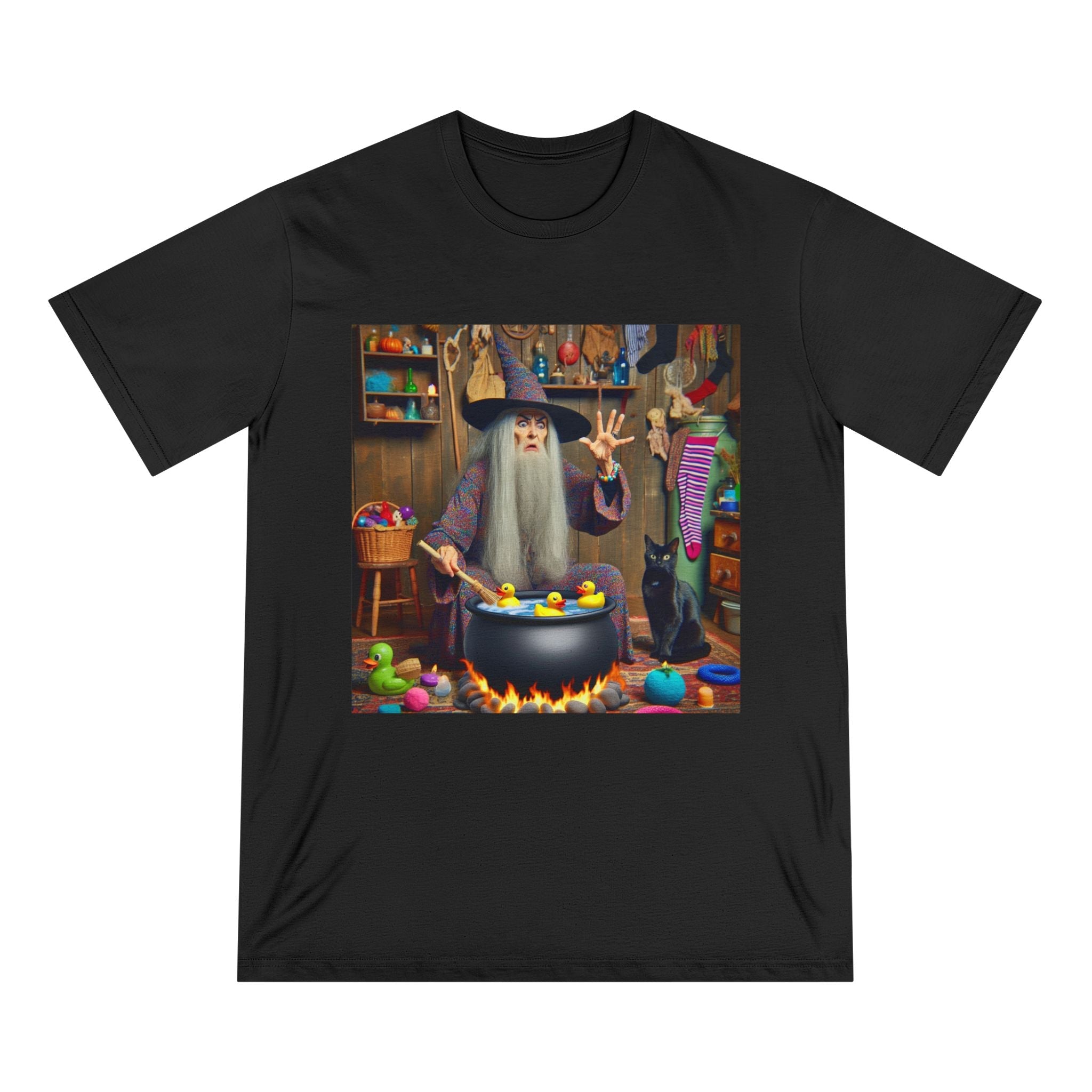 Cotton Halloween T-Shirt Witchs Brew Enchanting Shadows