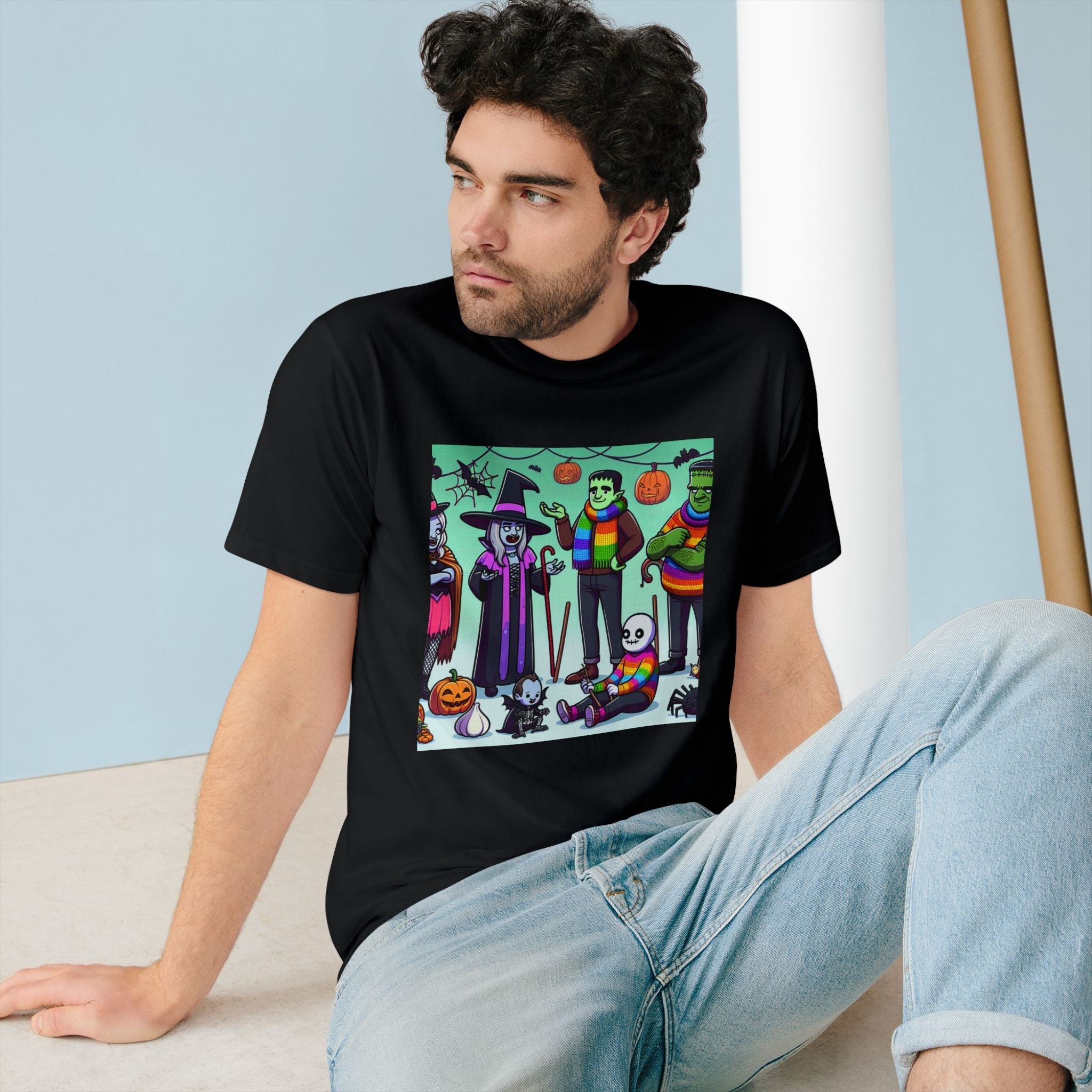 Cotton Halloween T-Shirt with Mystical Twilight Design