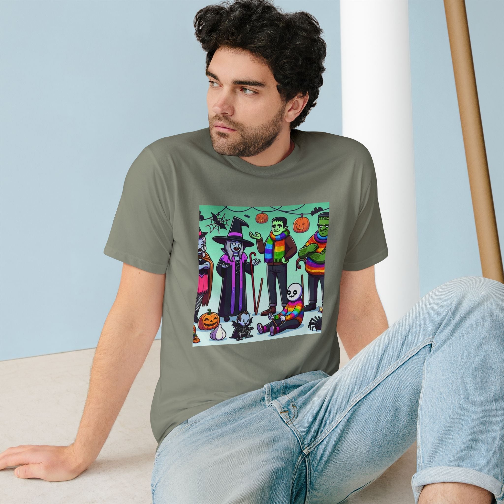 Cotton Halloween T-Shirt with Mystical Twilight Design