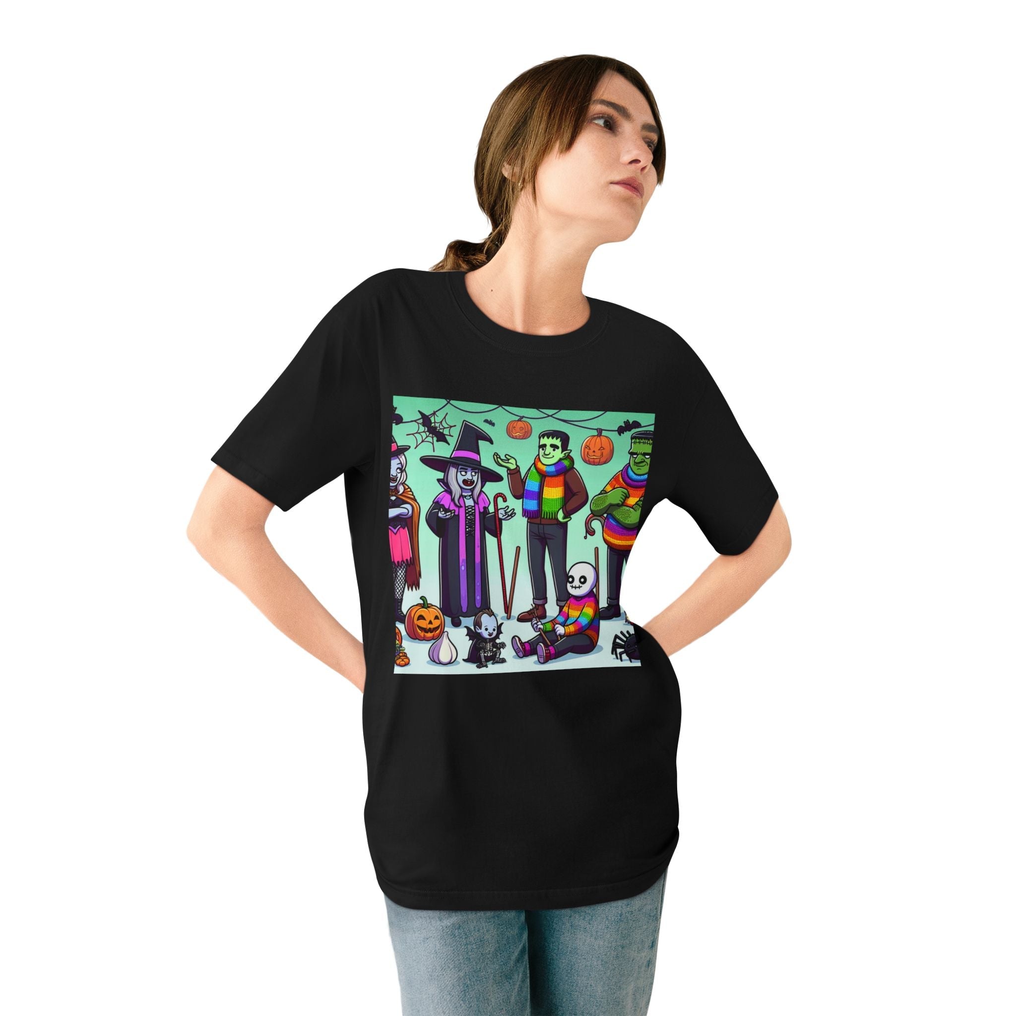 Cotton Halloween T-Shirt with Mystical Twilight Design