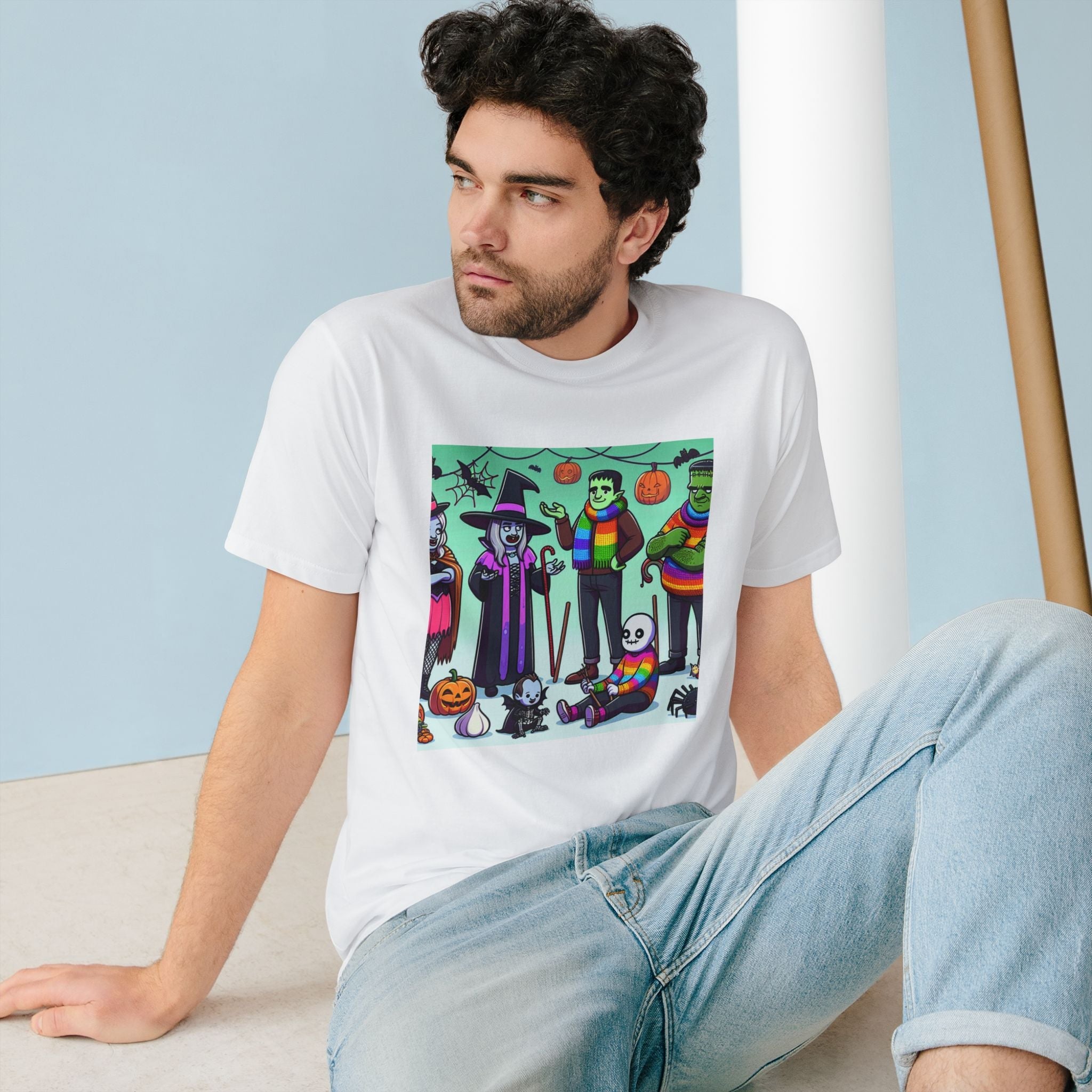 Cotton Halloween T-Shirt with Mystical Twilight Design