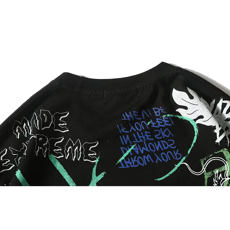 Cotton Harajuku Sweatshirt Oversized Long Sleeve