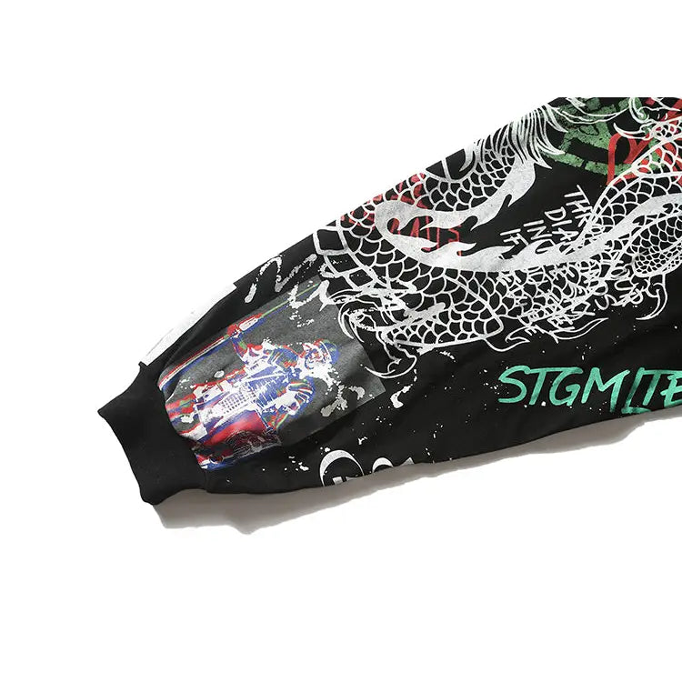 Cotton Harajuku Sweatshirt Oversized Long Sleeve