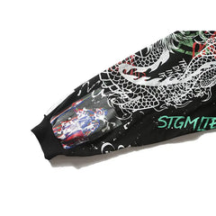 Cotton Harajuku Sweatshirt Oversized Long Sleeve