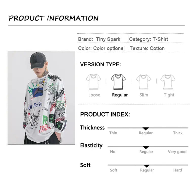 Cotton Harajuku Sweatshirt Oversized Long Sleeve