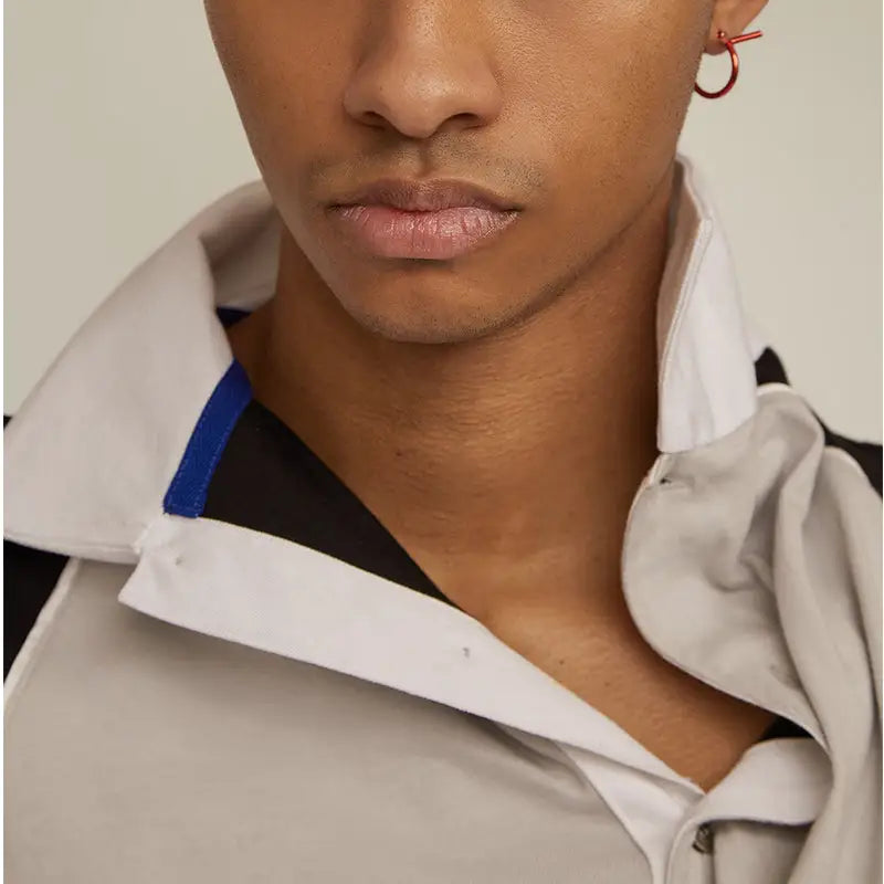 Cotton Irregular Neck Sweatshirt for Everyday Wear