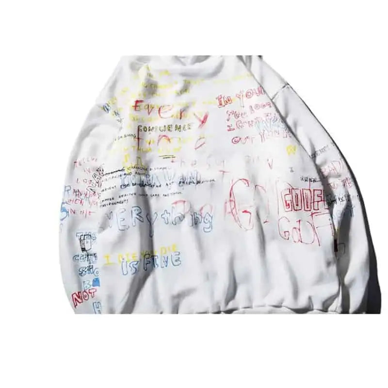 Cotton Letters Urban Wear Hoodie