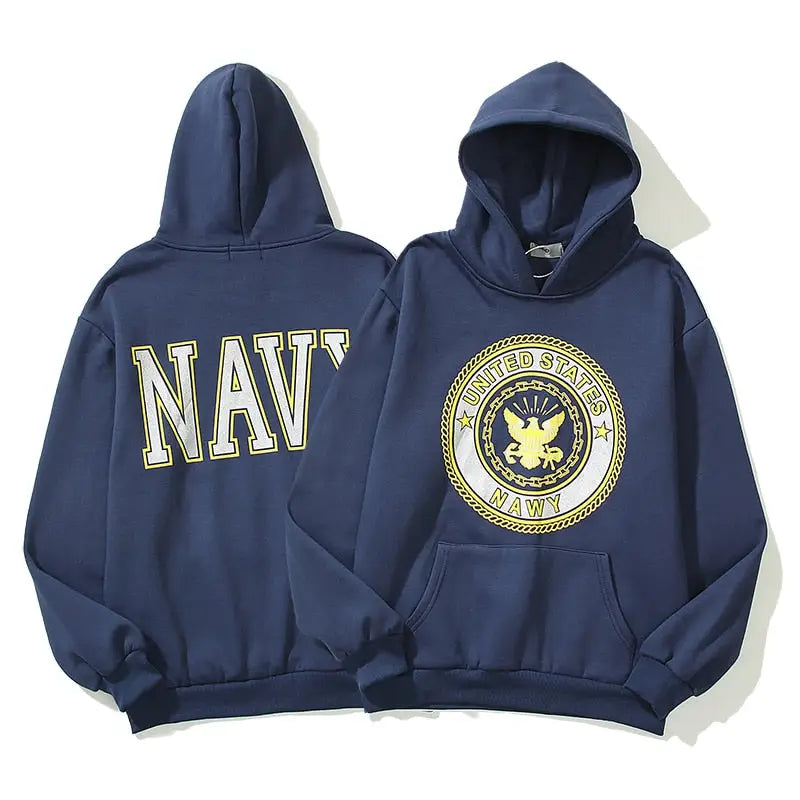 Cotton Lonely Place Stranger Graffiti Hoodie Blue / M