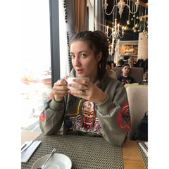 Cotton Lonely Place Stranger Graffiti Hoodie