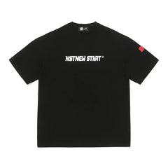 Cotton Loose Fit Nstnew Start Short Sleeve T Shirt Black / S