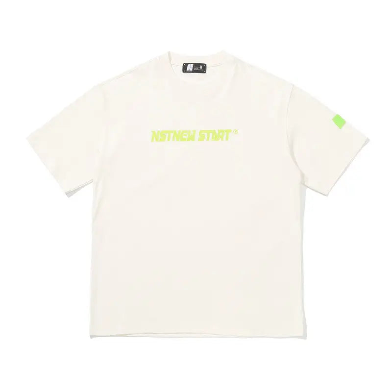 Cotton Loose Fit Nstnew Start Short Sleeve T Shirt White / S
