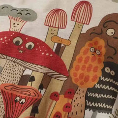 Cotton Oversized Mushroom Short Sleeve T Shirt
