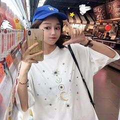 Cotton Planetary Alignment Oversize T Shirt