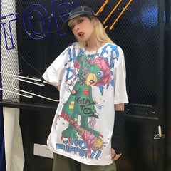 Cotton Polyester Guy Toy Puppet Oversized T-Shirt