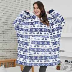 Cotton Polyester Oversize Warm Blanket Hoodie