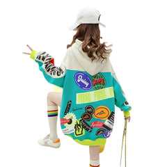 Cotton Polyester Oversized Long Sleeve Hoodie