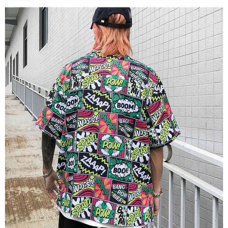 Cotton Poplin Short Sleeve Shirt Easy Fit