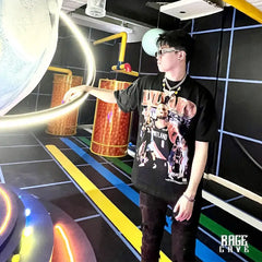 Cotton Portrait Lillard Short-Sleeved T-Shirt