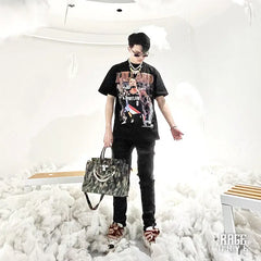 Cotton Portrait Lillard Short-Sleeved T-Shirt