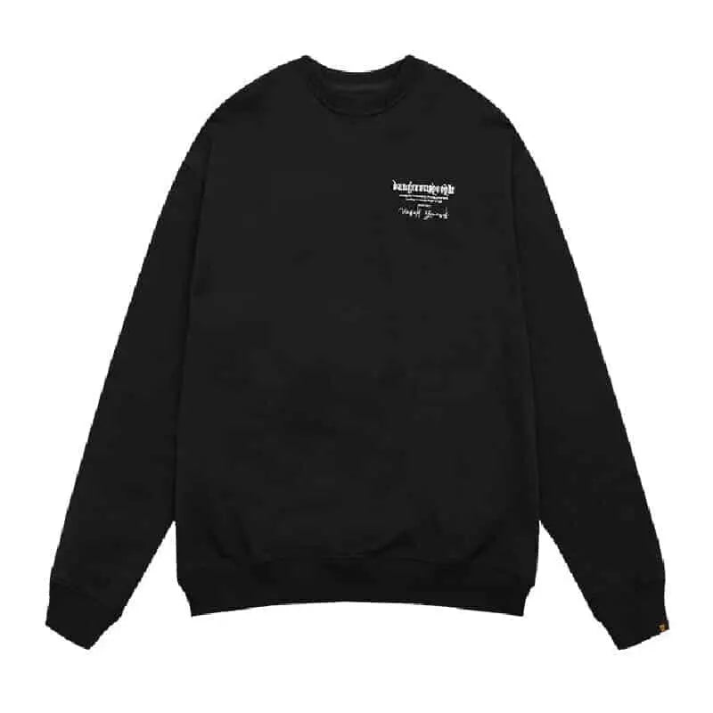 Cotton Pullover Crew Neck Sweatshirt