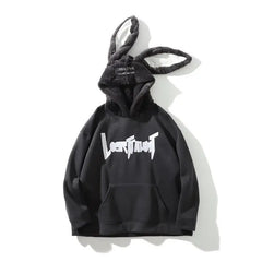 Cotton Rabbit Ears Oversized Hoodie