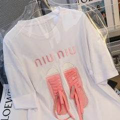 Cotton Round Neck Graphic T Shirt for Men